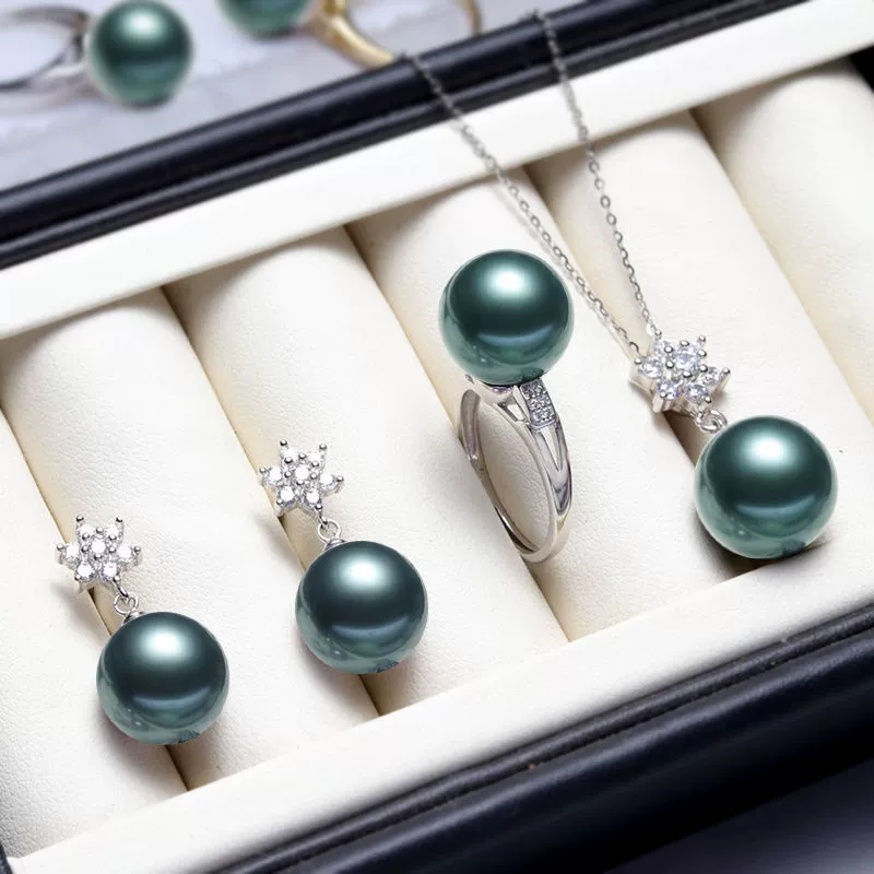 Akoya Pearl Jewelry Three Pieces Set 
