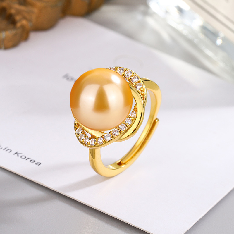 ⏰Limited Time Sale 70% OFF⏰--Japanese AAAA Akoya Pearl Ring (adjustable)