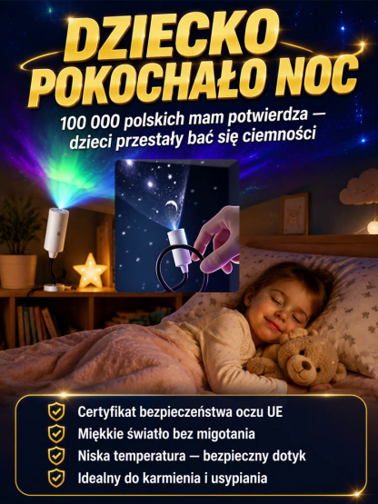 Internetowy hit! Ponad 100 000 rodzin wybrało już nasz projektor. Krystaliczne szczegóły 4K UHD, trzy tryby pracy i sterowanie jednym przyciskiem. Konstrukcja bezpieczna dla oczu i łagodne światło z certyfikatem PSE. Odbierz natychmiastowe -50% zniżki! Of