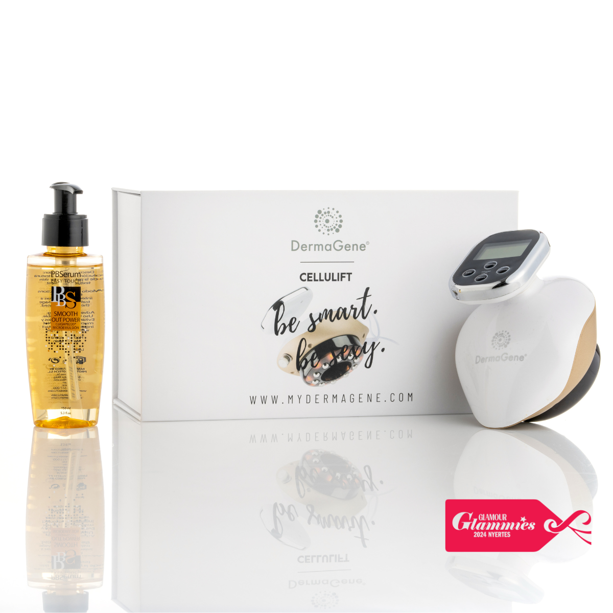 DermaGene® CelluLift 5in1 Vákuumos Cellulit Kezelő és Feszesítő HALADÓ Csomag (PBSerummal)