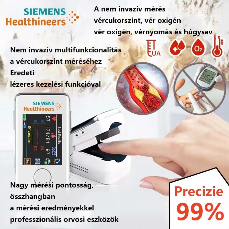 [Svájcból importálva] [A hitelesség garantált] Nem invazív vércukormérő a legújabb Siemens technológiával