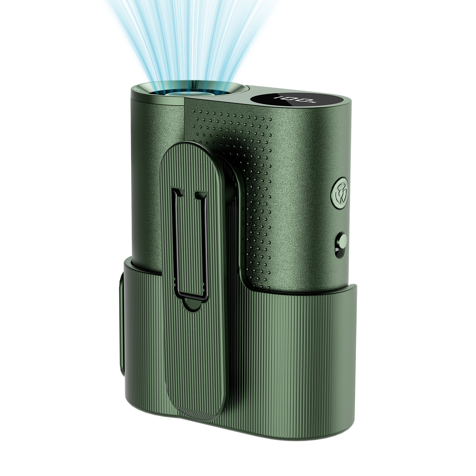 [Korlátozott ideig 50% kedvezmény] Derékra akasztható ventilátor kültéri USB kis ventilátor nagysebességű szél mini derékra akasztható 100 sebességes kis ventilátor