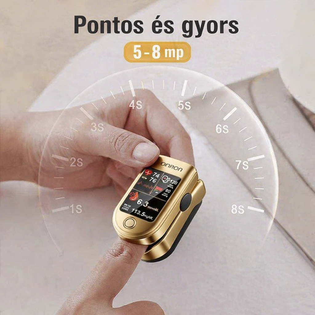 🩸 Az Amerikai Egészségügyi Szövetség által támogatott termék | OMRON™ professzionális vércukor- és életjel-monitor – fájdalommentes, gyors, pontos, FDA által tanúsított
