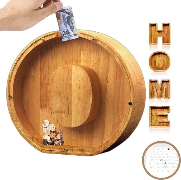 🔥Letter Piggy Bank-Wood Gift For Kids