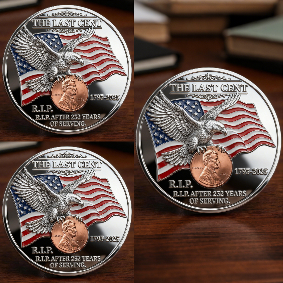 🏆Flash Sale 60% OFF - The Last Cent Commemorative Coin - Smooth version