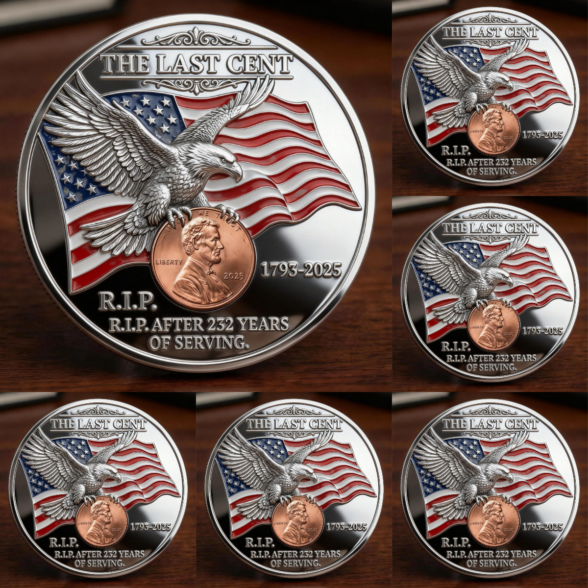 🏆Flash Sale 60% OFF - The Last Cent Commemorative Coin - Smooth version