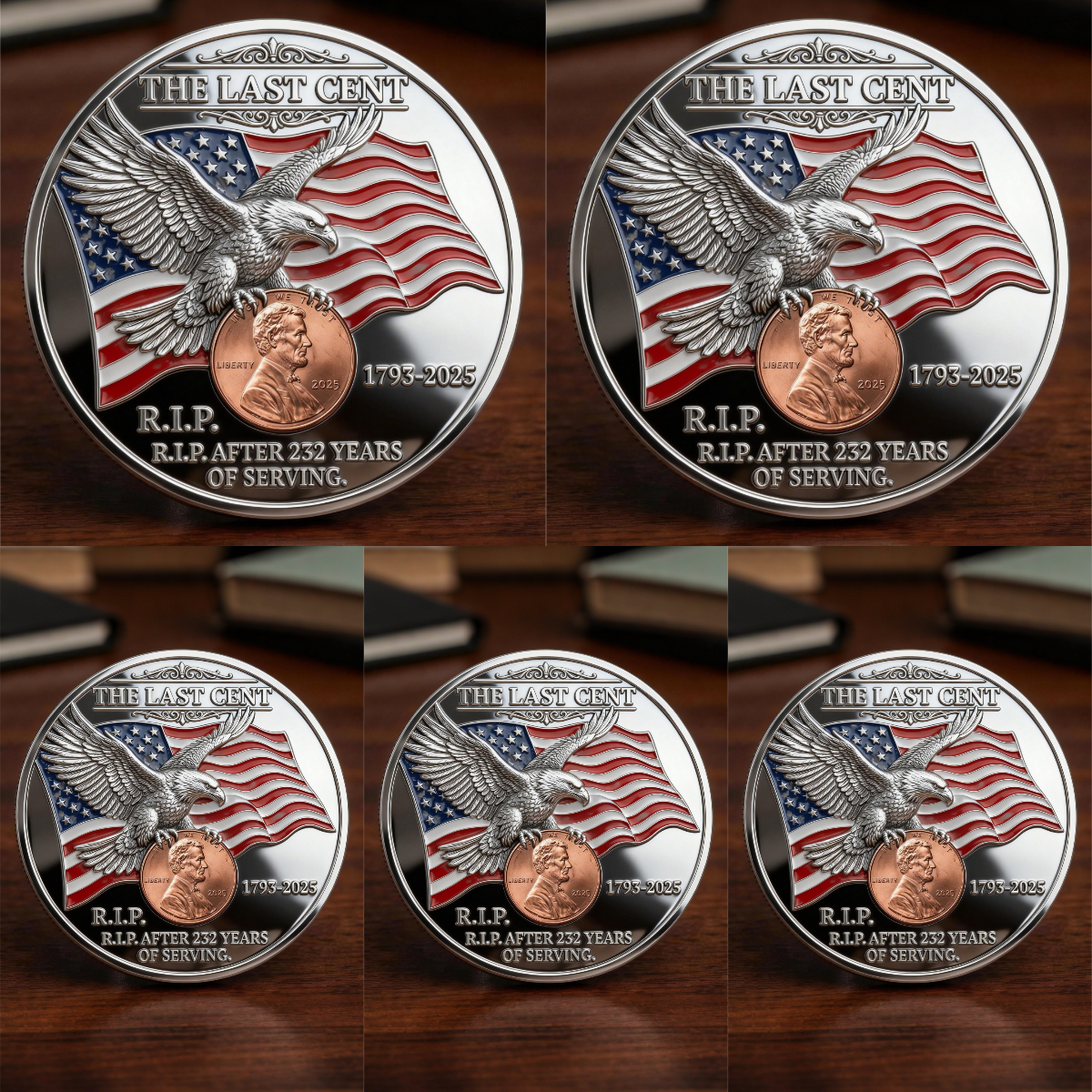 🏆Flash Sale 60% OFF - The Last Cent Commemorative Coin - Smooth version