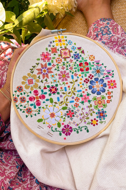 🌸Bloom a Day Cross Stitch Set