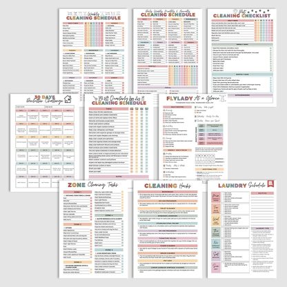 🔥🔥ADHD Cleaning & Organizing Toolkit - Chore Planner✔
