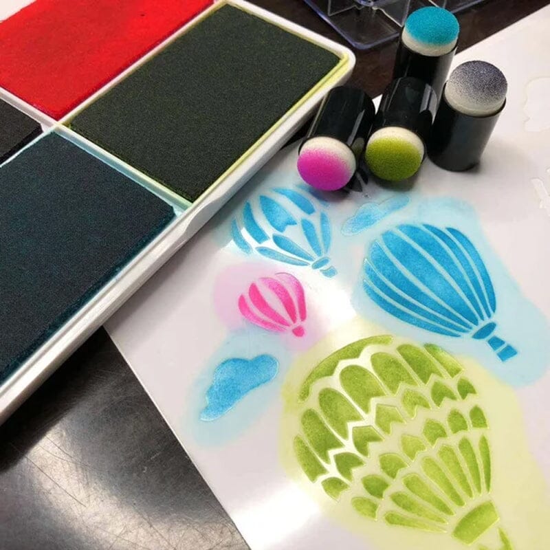 🎨DIY Embossing Painting Rendering