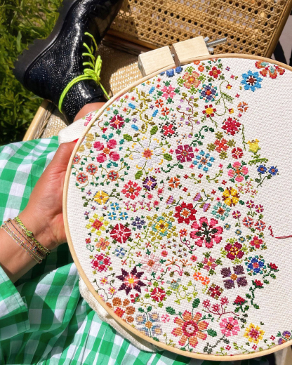 🌸Bloom a Day Cross Stitch Set
