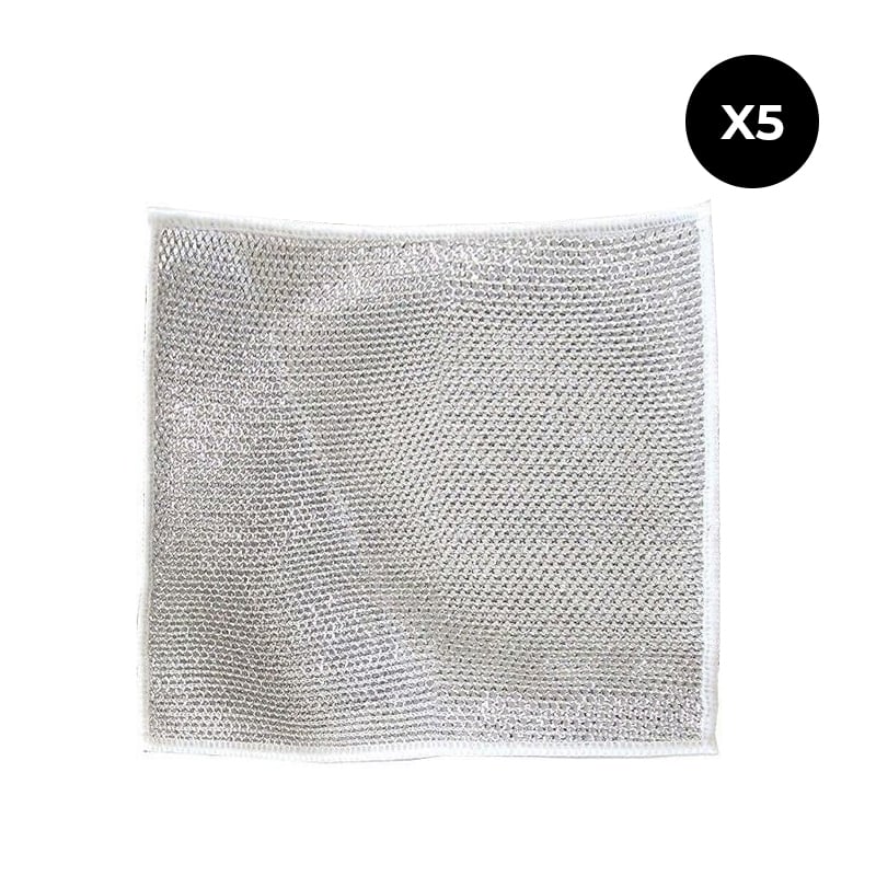 Multipurpose Wire Dishwashing Rags for Wet and Dry