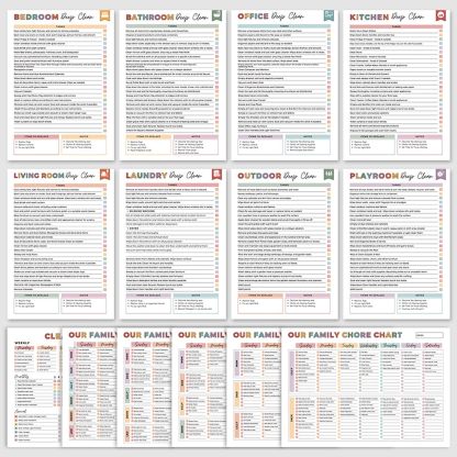 🔥🔥ADHD Cleaning & Organizing Toolkit - Chore Planner✔