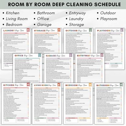 🔥🔥ADHD Cleaning & Organizing Toolkit - Chore Planner✔