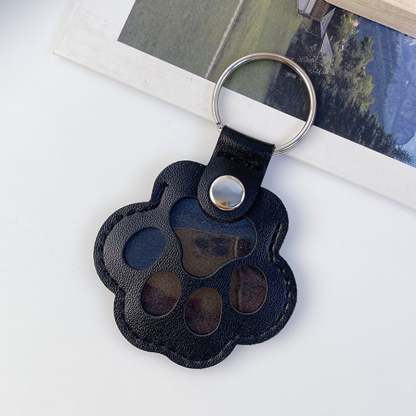 🐾Pet Paw Shaped Leather Keychain - Keep Them By Your Side✨