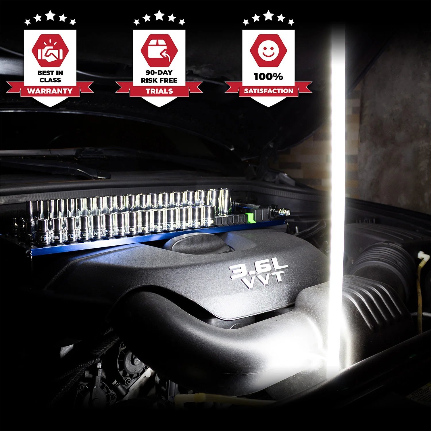 LED Flashlight Stick-🔋Extra-long battery life-7 hours⌛