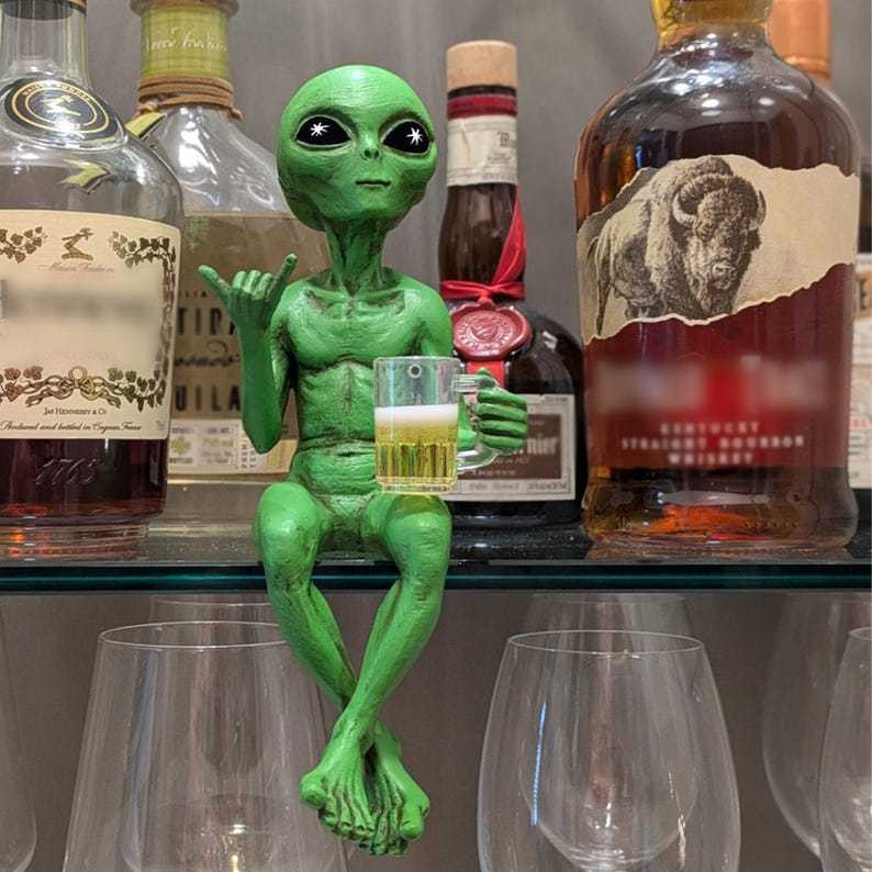 Funny Alien Statue
