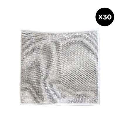 Multipurpose Wire Dishwashing Rags for Wet and Dry