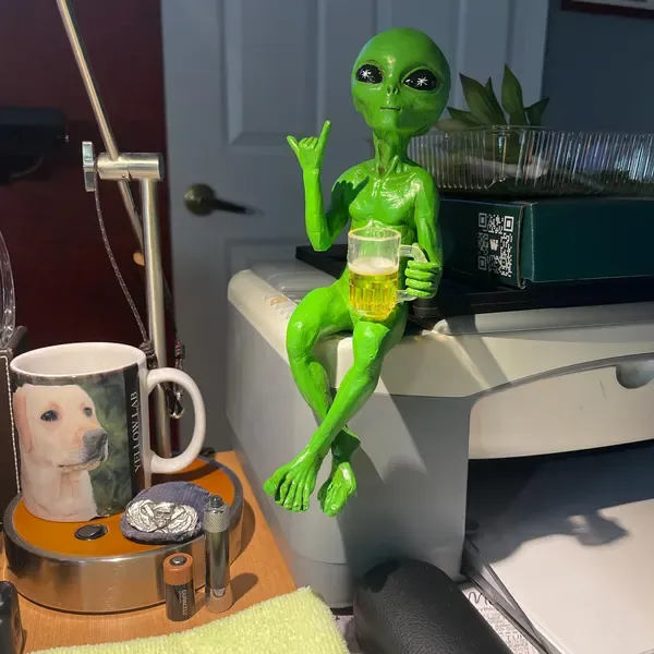 Funny Alien Statue