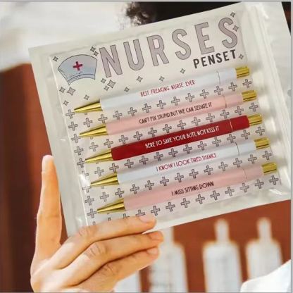 Funny Nurses Pens Set (set of 5)