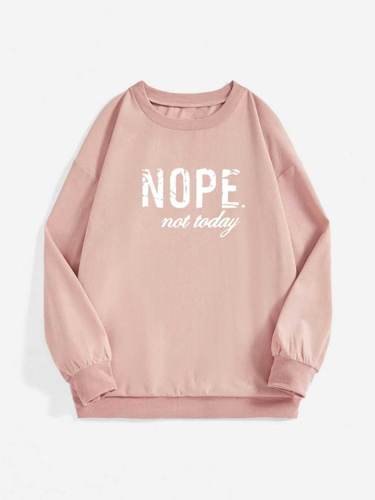  XH631 Women's Spring And Autumn Casual Letter Printed Sweatshirt Graduation,Back To School Outfits,Graduation,Teacher Outfits For Women,Back To School Pullover Fall Outfit(Can be customized printing)