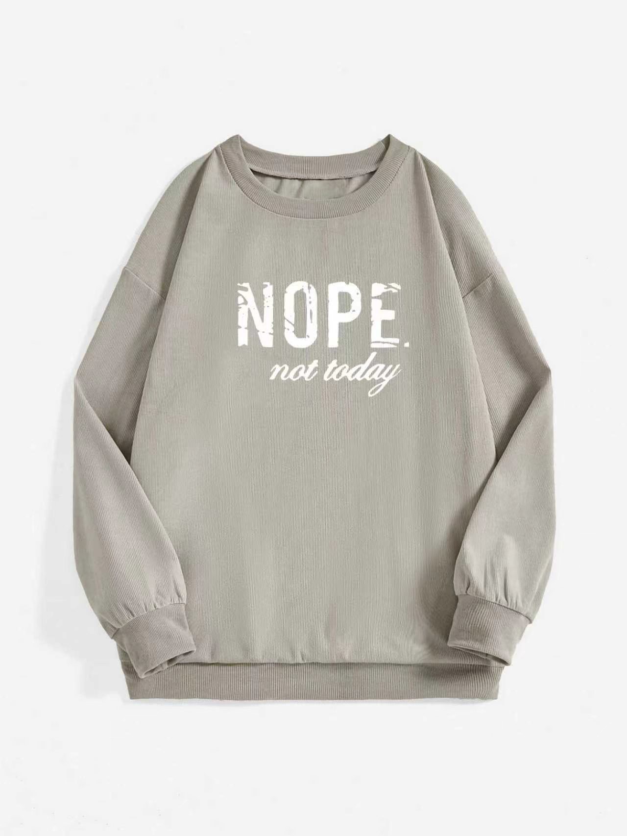  XH631 Women's Spring And Autumn Casual Letter Printed Sweatshirt Graduation,Back To School Outfits,Graduation,Teacher Outfits For Women,Back To School Pullover Fall Outfit(Can be customized printing)