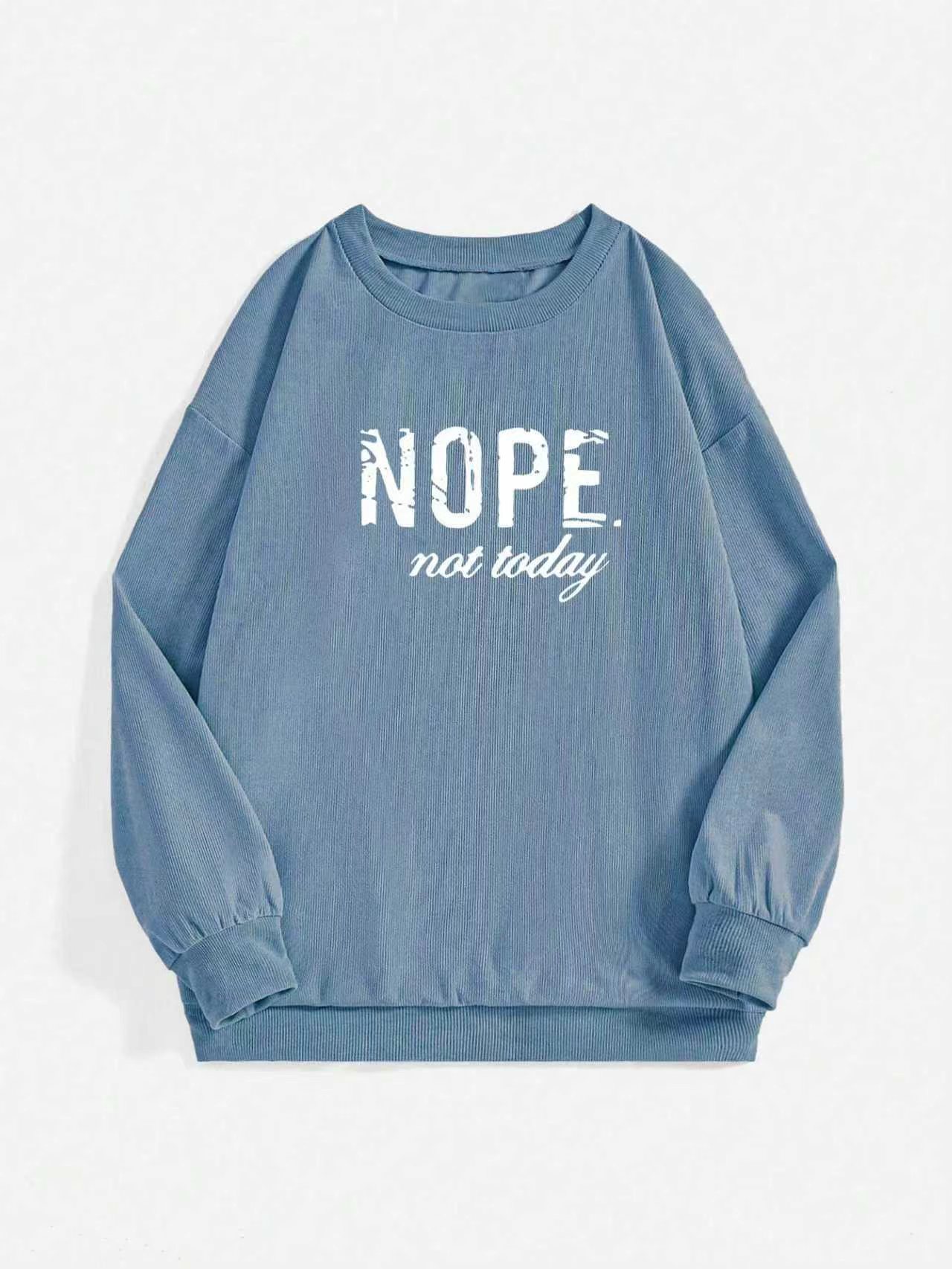  XH631 Women's Spring And Autumn Casual Letter Printed Sweatshirt Graduation,Back To School Outfits,Graduation,Teacher Outfits For Women,Back To School Pullover Fall Outfit(Can be customized printing)