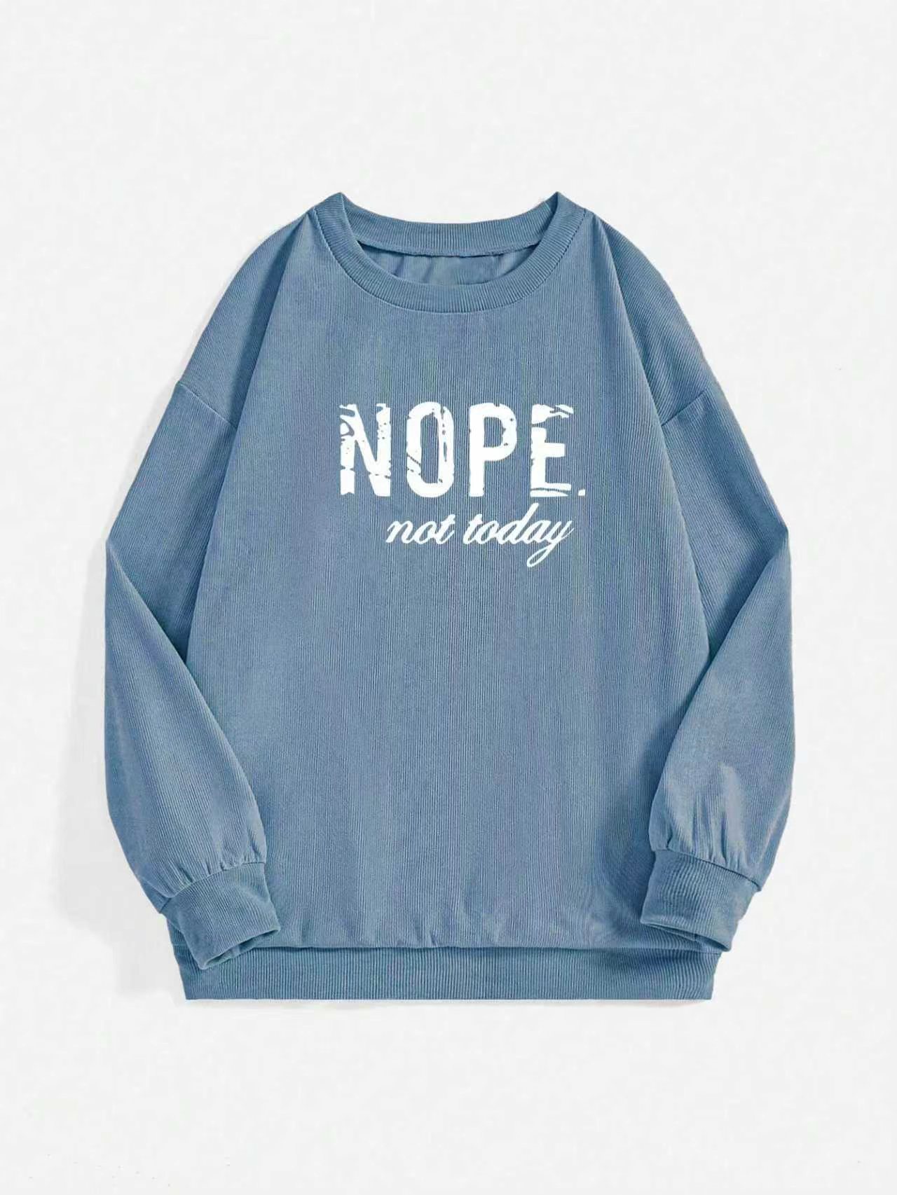  XH631 Women's Spring And Autumn Casual Letter Printed Sweatshirt Graduation,Back To School Outfits,Graduation,Teacher Outfits For Women,Back To School Pullover Fall Outfit(Can be customized printing)