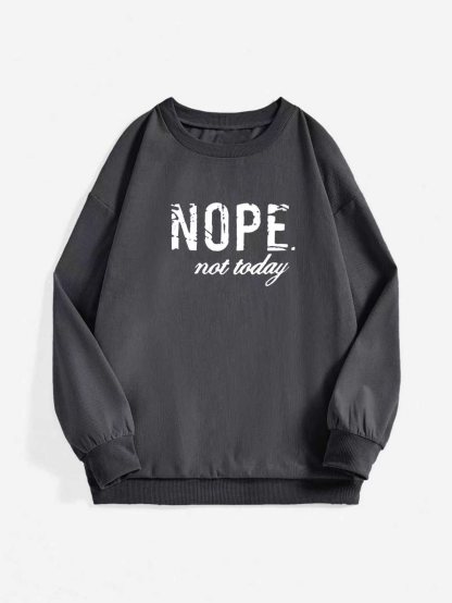  XH631 Women's Spring And Autumn Casual Letter Printed Sweatshirt Graduation,Back To School Outfits,Graduation,Teacher Outfits For Women,Back To School Pullover Fall Outfit(Can be customized printing)