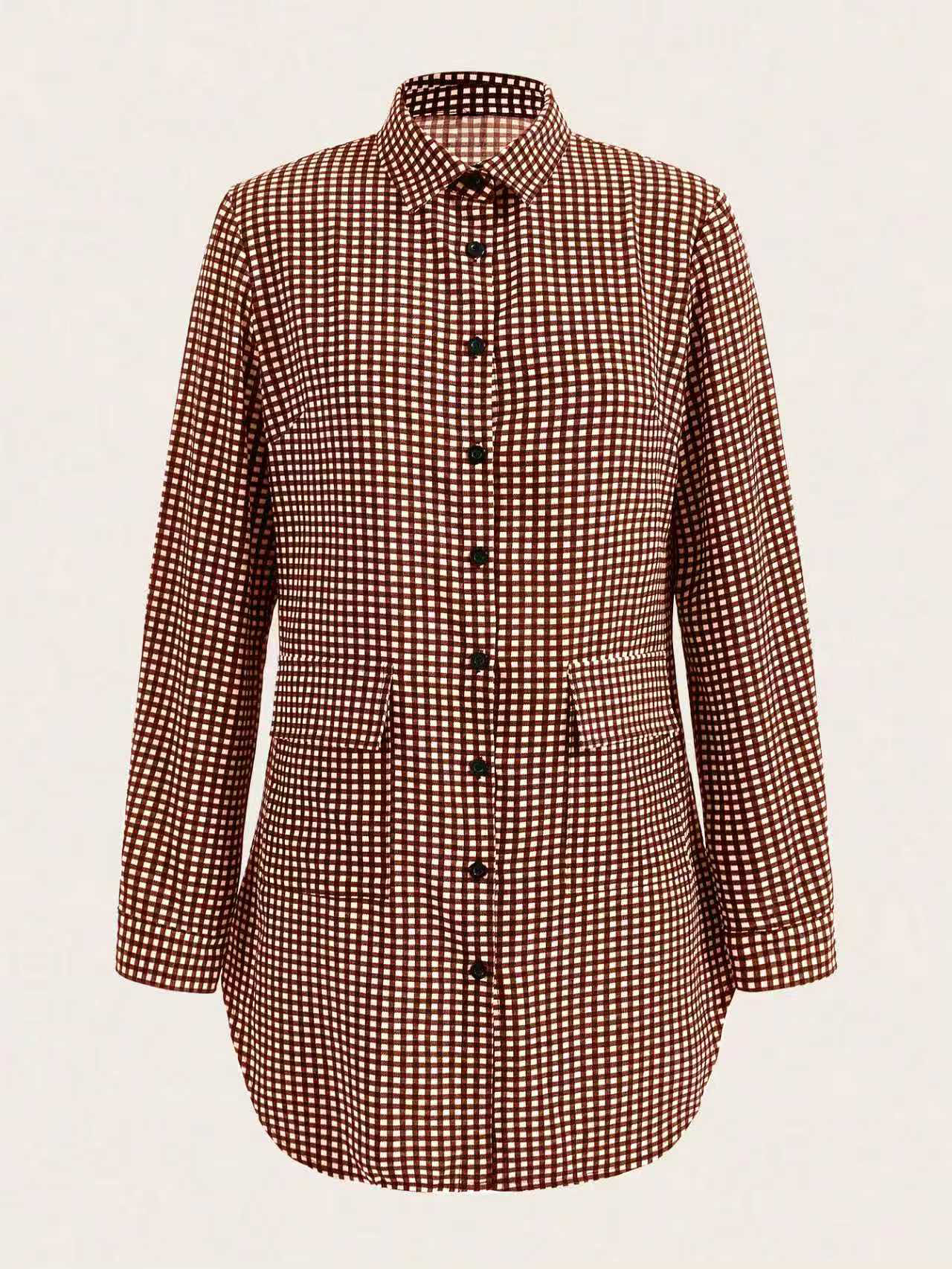  XH498 Women's Plaid Shirt,Long Sleeve Tops Fall Cloth For Women