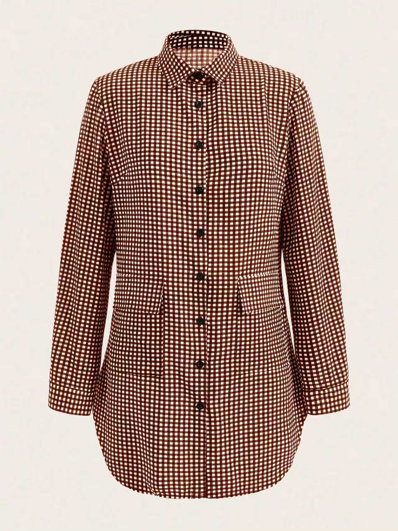  XH498 Women's Plaid Shirt,Long Sleeve Tops Fall Cloth For Women