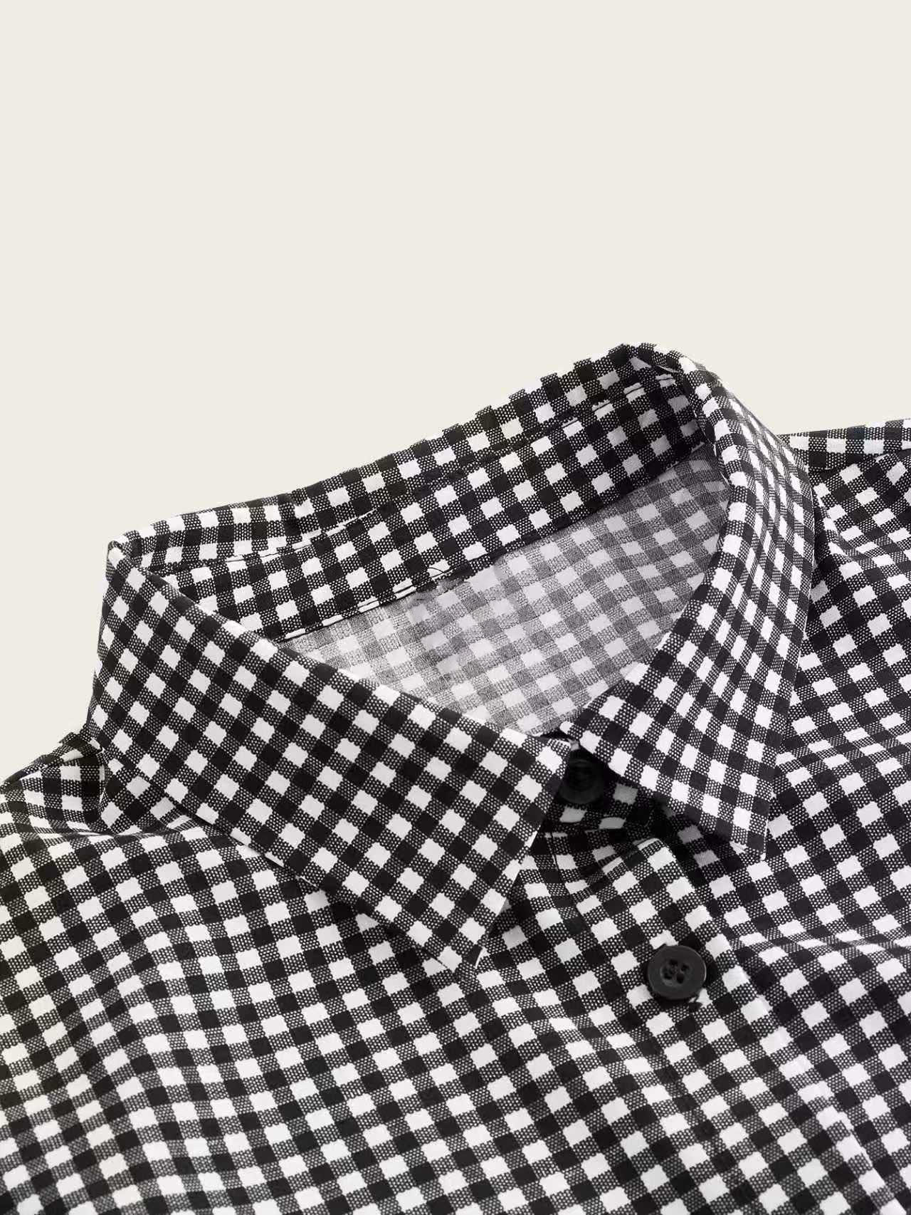  XH498 Women's Plaid Shirt,Long Sleeve Tops Fall Cloth For Women