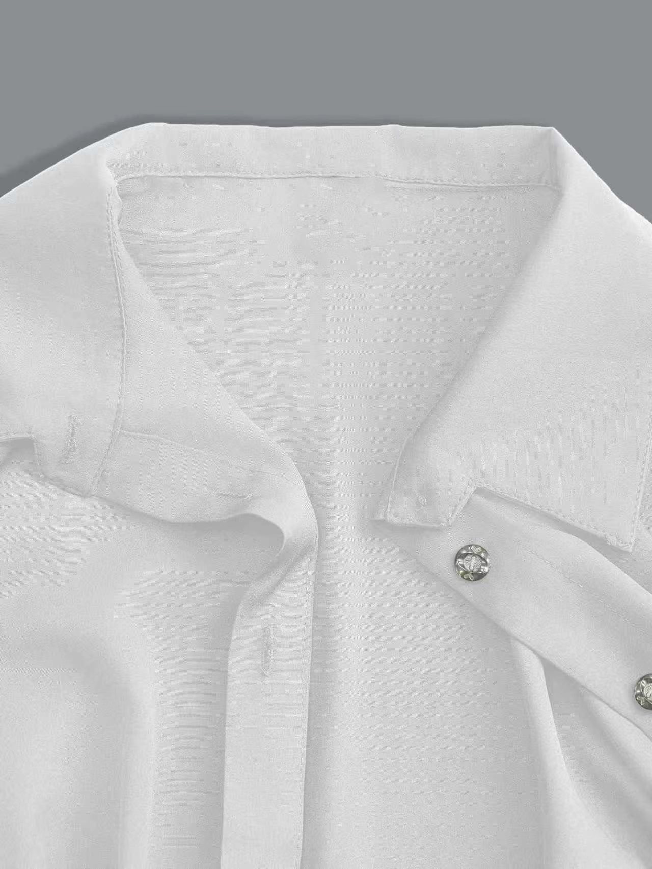  XD313 Women's Solid Color High Waist Long Sleeve Summer Shirt Dress Maxi Women Outfit Fall Cloth For Women