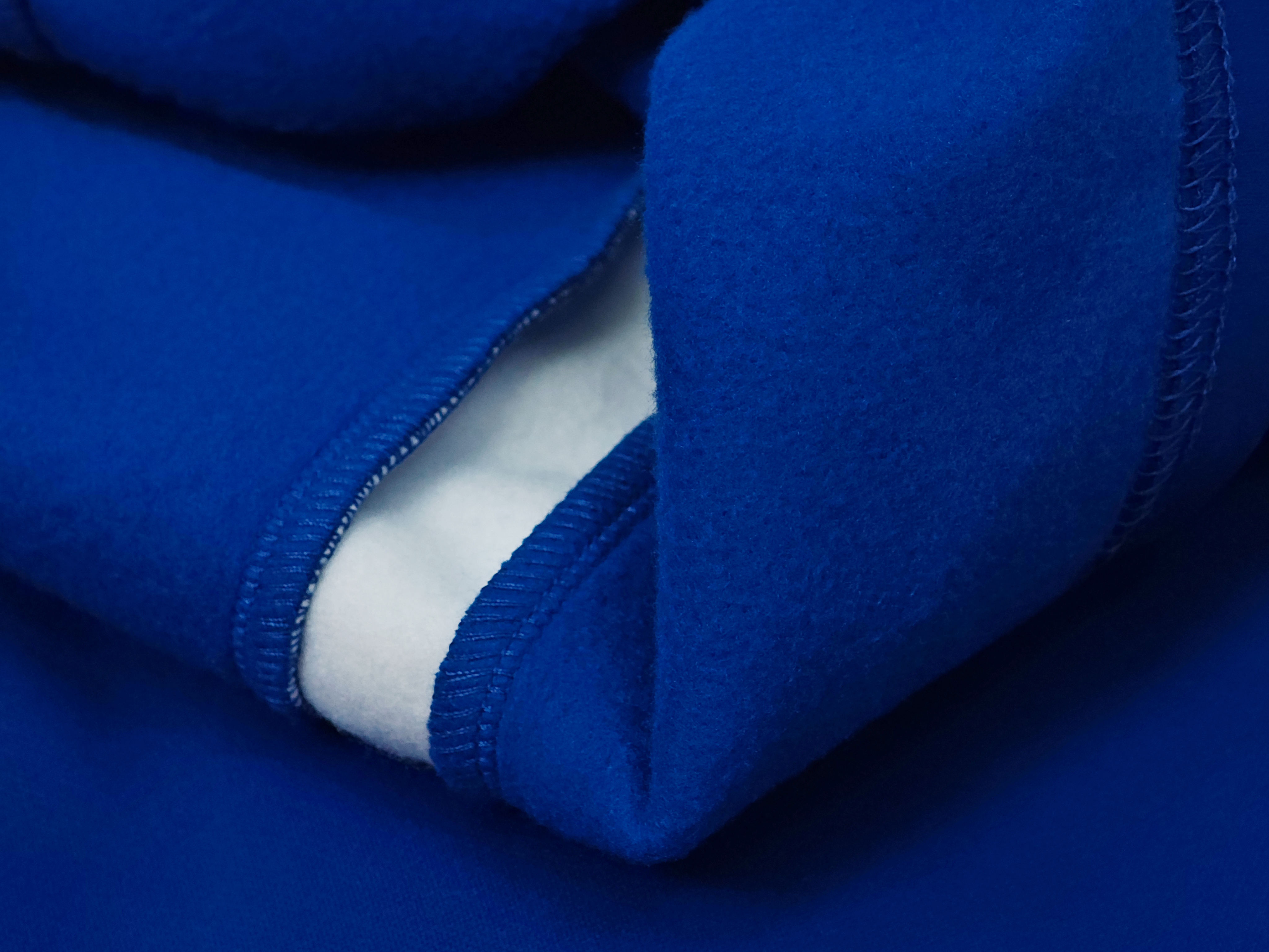 lgy42 Women's white hoodie and blue pants fashion suit Cardigan(Can be customized printing)