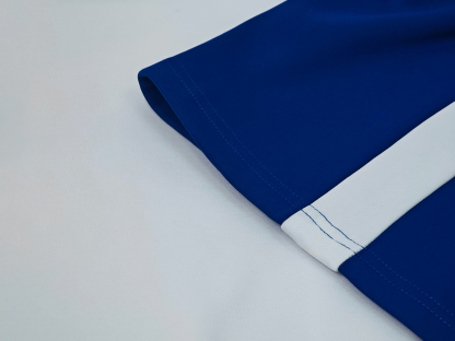 lgy42 Women's white hoodie and blue pants fashion suit Cardigan(Can be customized printing)