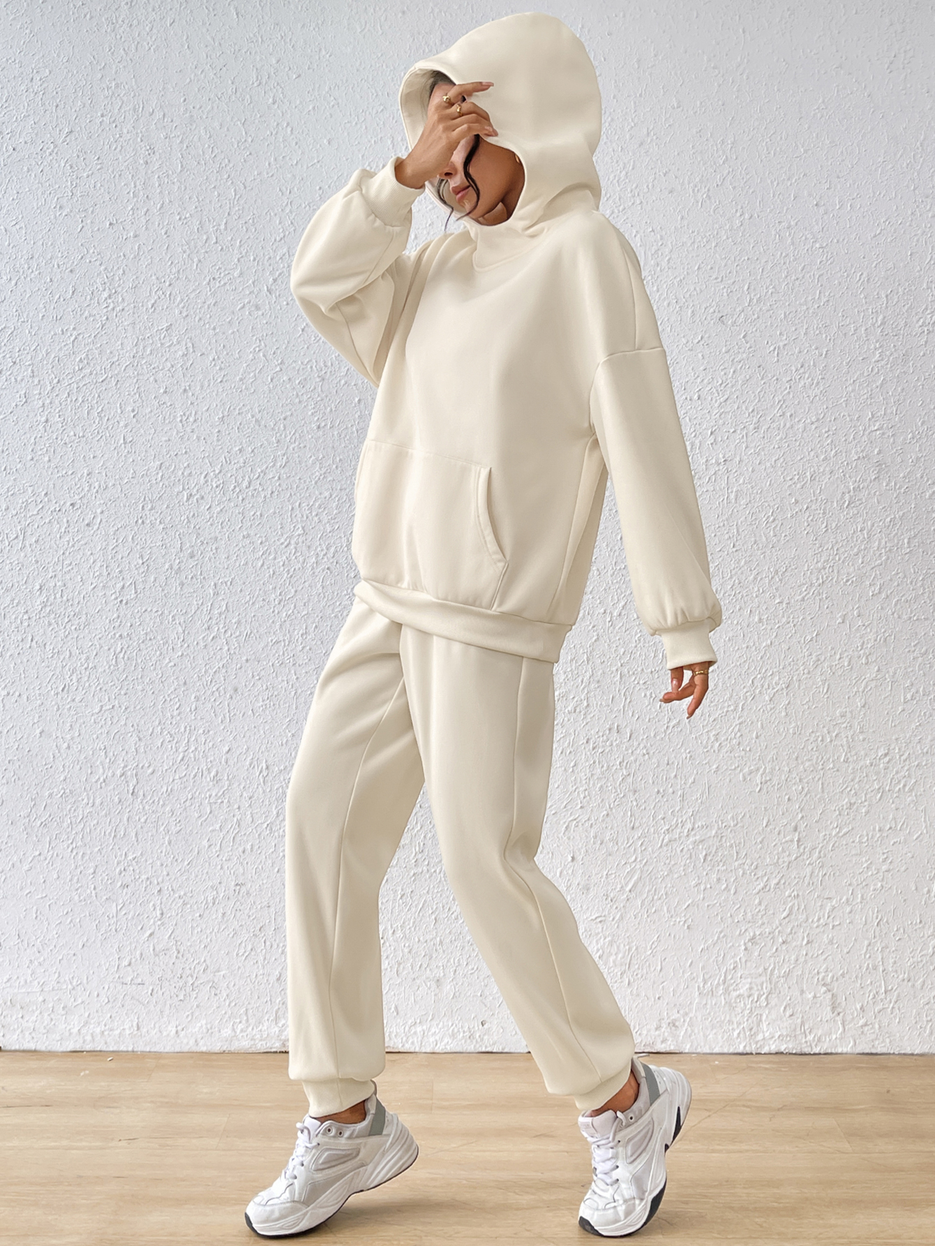 lgy44 Women's hoodie and leggings casual sports suit(Can be customized printing)