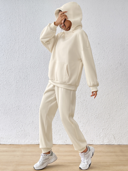 lgy44 Women's hoodie and leggings casual sports suit(Can be customized printing)