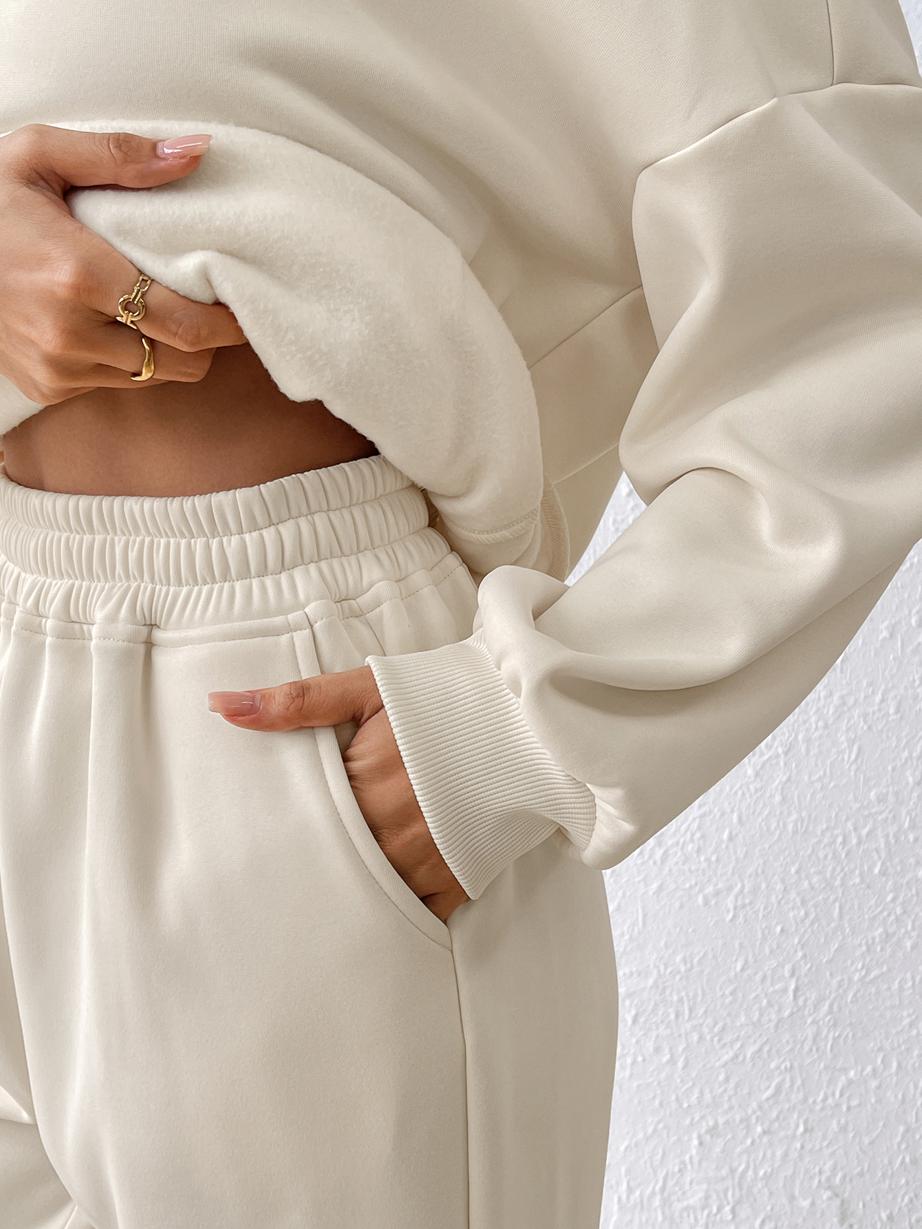 lgy44 Women's hoodie and leggings casual sports suit(Can be customized printing)