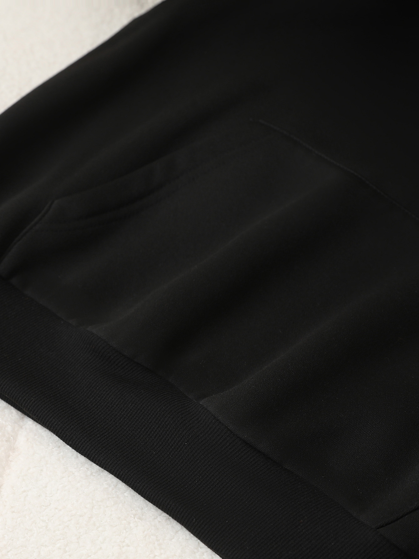 OA035 Women's V-neck drawstring hooded sweatshirt and pants set