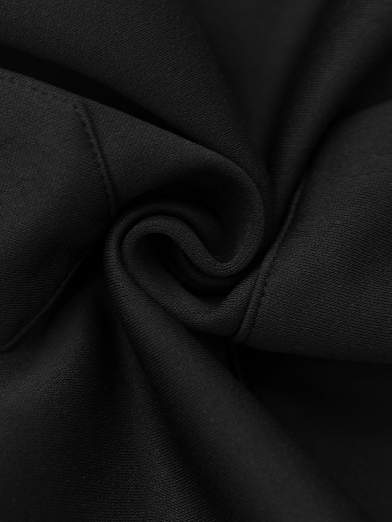 OA035 Women's V-neck drawstring hooded sweatshirt and pants set