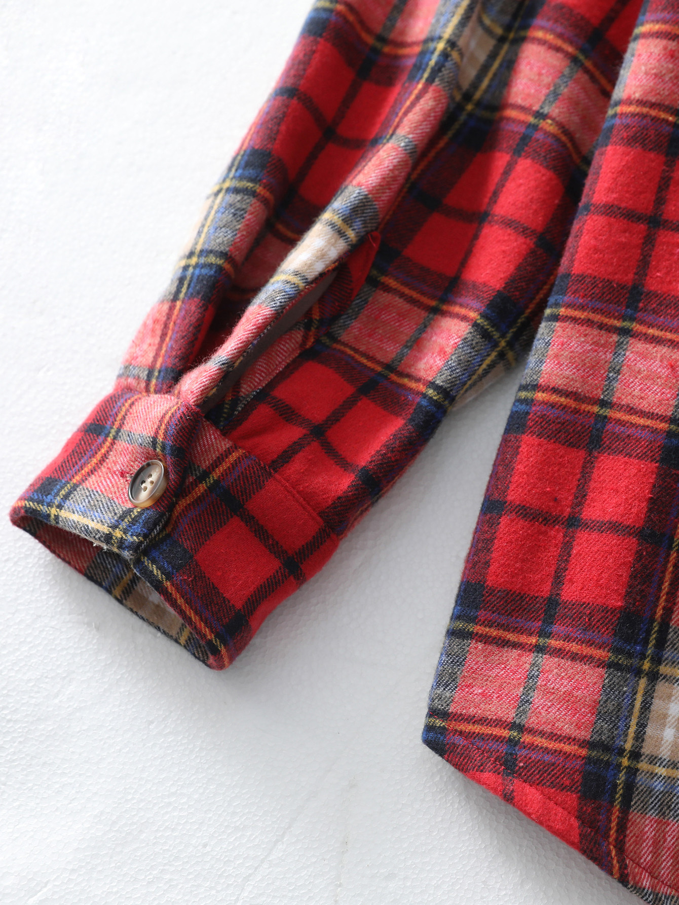 YJ087 Women's checkered hooded coat, versatile for autumn and winter