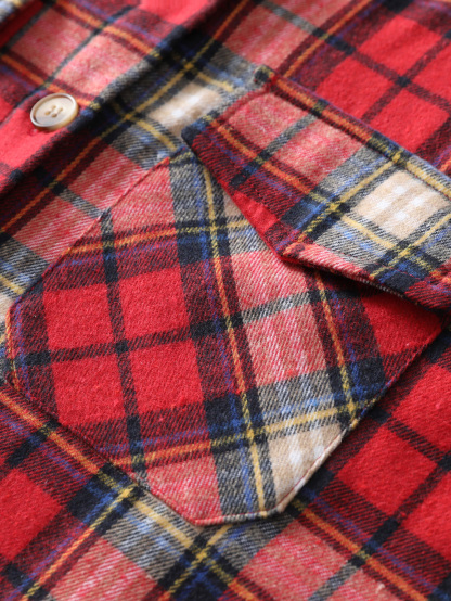 YJ087 Women's checkered hooded coat, versatile for autumn and winter