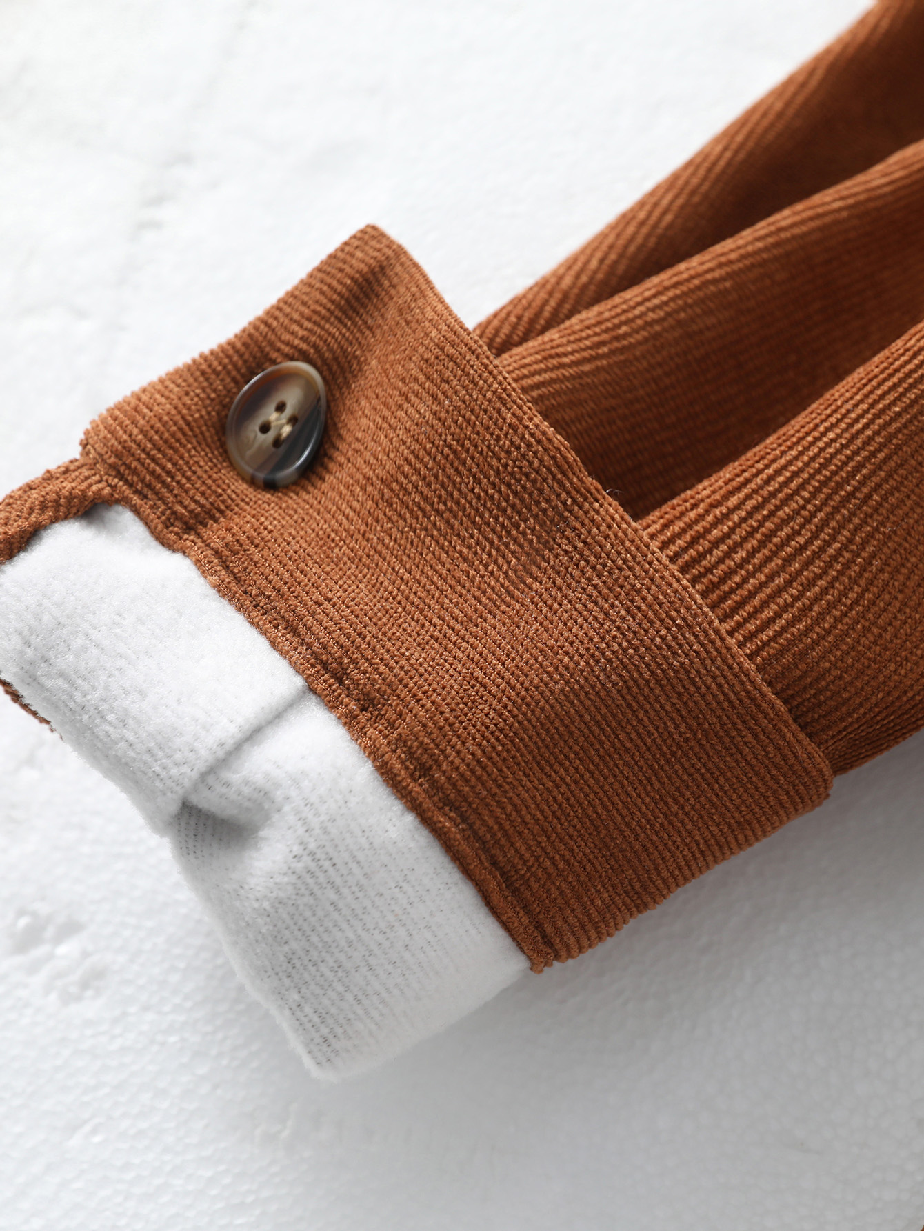 YJ089 Women's velvet button casual shirt for autumn and winter