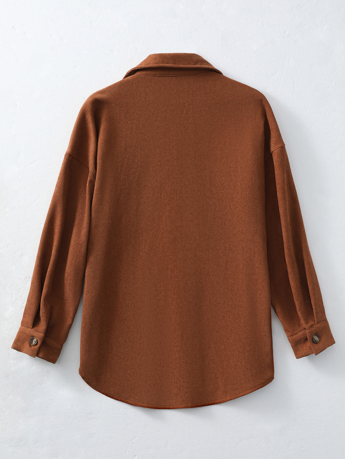 YJ089 Women's velvet button casual shirt for autumn and winter