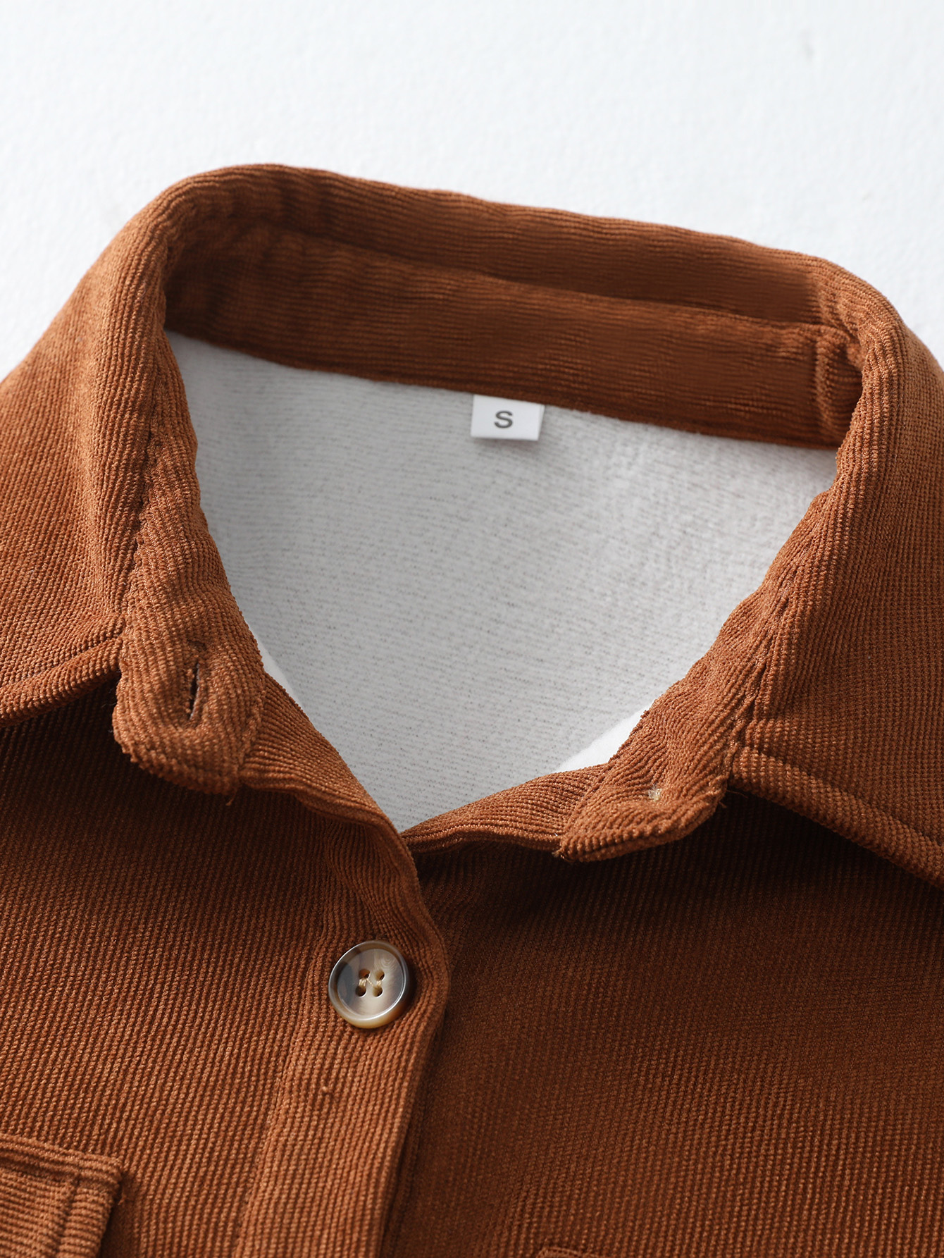 YJ089 Women's velvet button casual shirt for autumn and winter