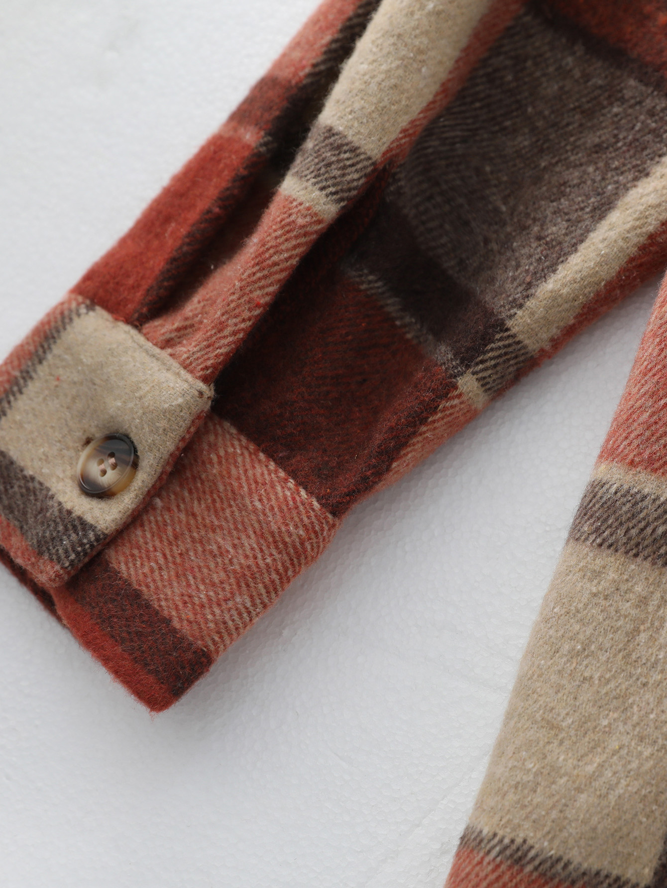 YJ098 Women's checkered collar shirt fashionable casual and versatile