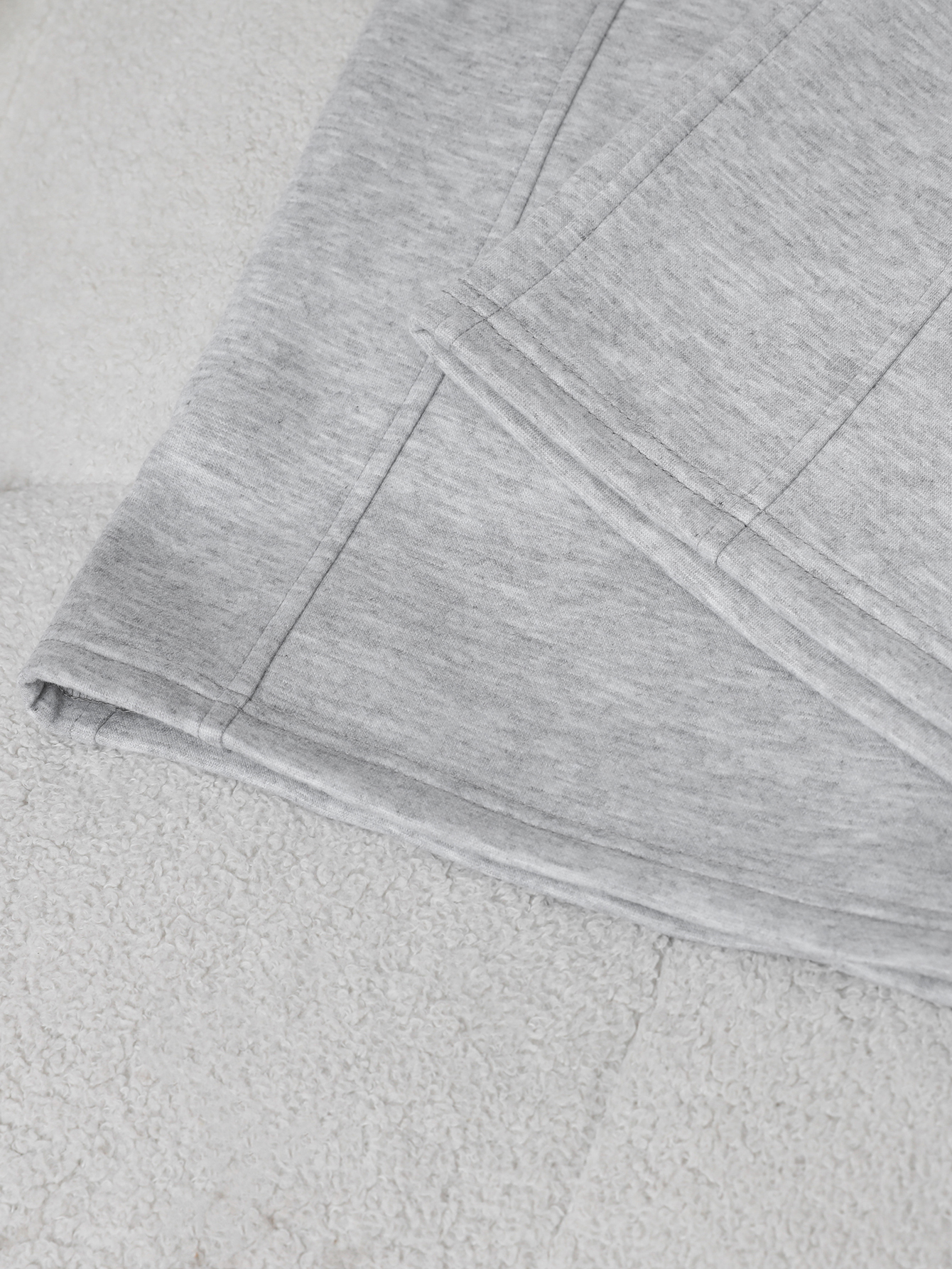 lgy45 Women's round neck sweatshirt casual sports pants ribbon decoration set