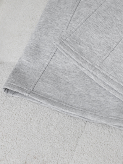 lgy45 Women's round neck sweatshirt casual sports pants ribbon decoration set