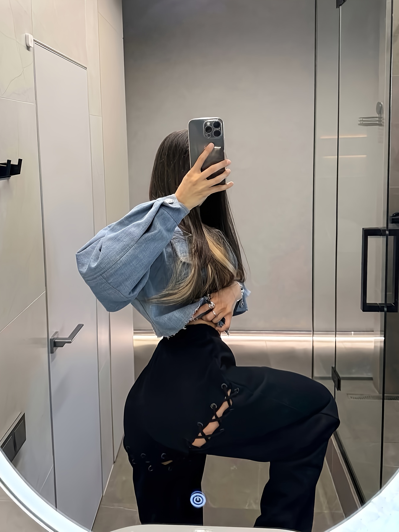 lgy195 Women's Trendy Best-Selling Wrap Casual Sports Pants