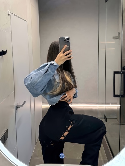 lgy195 Women's Trendy Best-Selling Wrap Casual Sports Pants